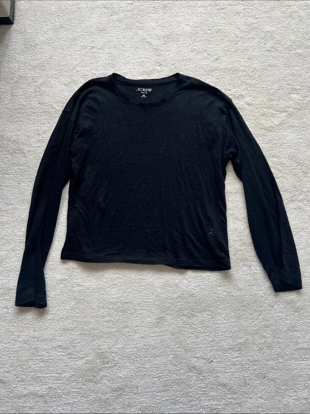 J. Crew relaxed linen long-sleeve T-shirt